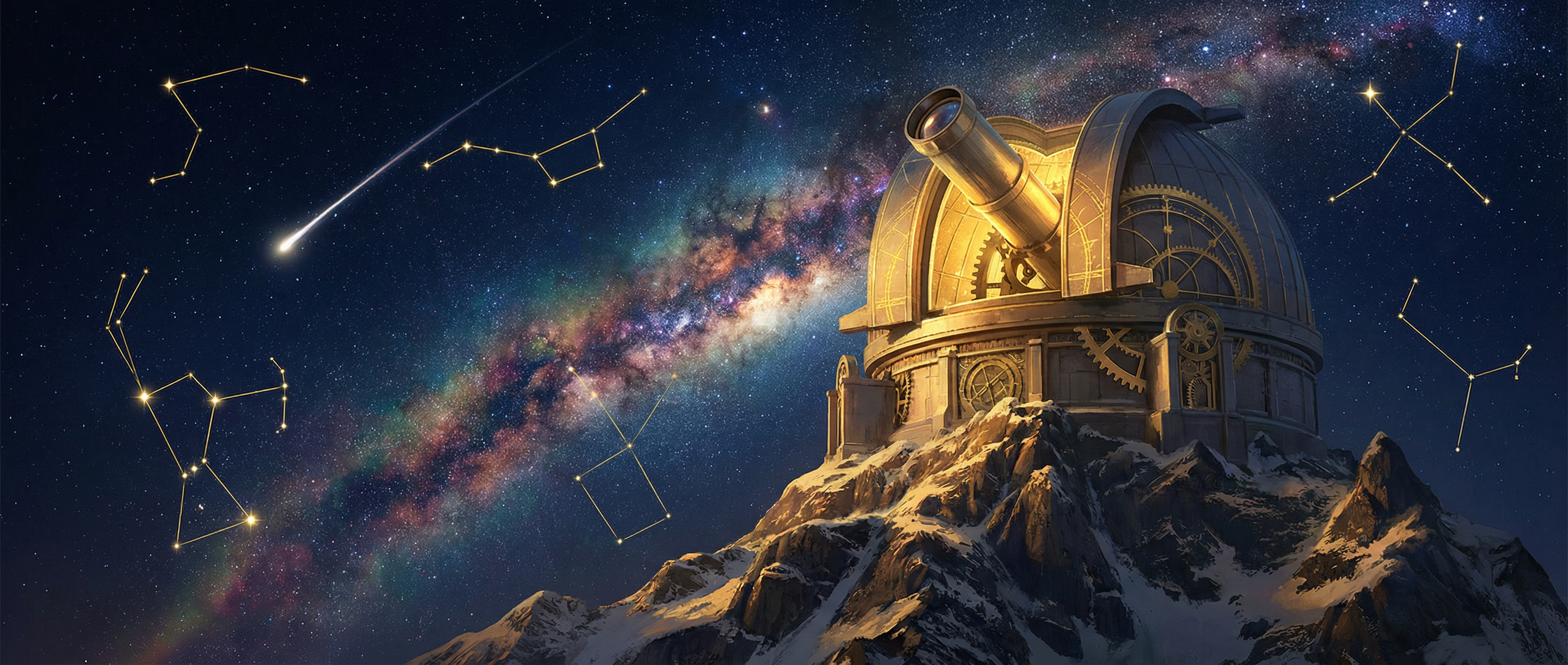 天文台星空观测风主视觉 - 彩票数学分析站 - 天空彩票